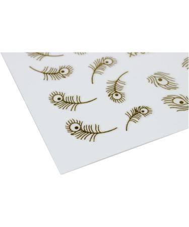 MADOC gold nail stickers Nail Art Stickers for Lady - Buy Online on GoSupps.com