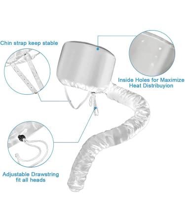 Adjustable Soft Hood Hair Dryer Bonnet for Styling, Curling, and Deep Conditioning - Portable and Fits All Head Sizes - Buy Online on GoSupps.com