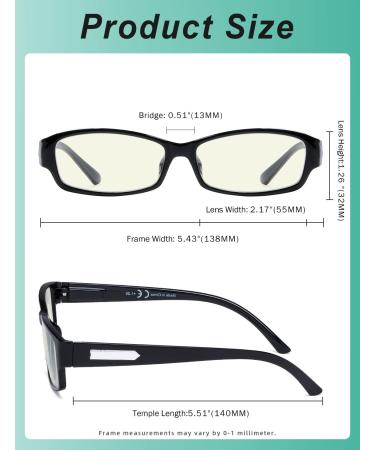 Eyekepper 3 Pack Blue Light Filter Glasses for Men - Computer & Reading Glasses +1.50 Strength Digital Glare Blocking 3 Pairs - Buy Online on GoSupps.com