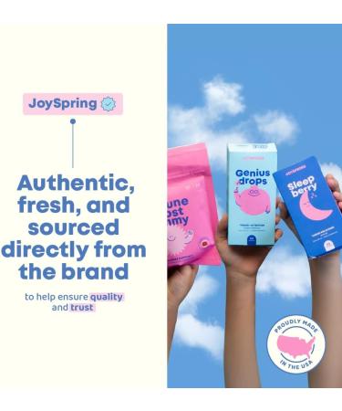 JoySpring DetoxZee Zeolite Drops for Adults Liquid Zeolite Clinoptilolite with Vitamin B12 & Vitamin D3 Sugar-Free Liquid B12 Drops for Energy & Mental Clarity | 18+ | 60-Day Supply | USA Made - Buy Online on GoSupps.com