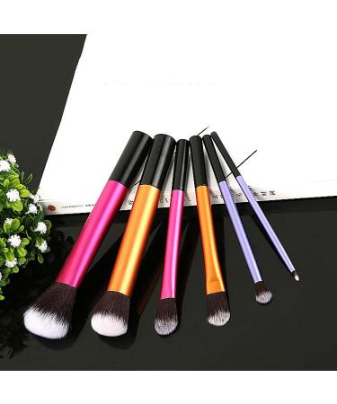 Professional Plastic Handle Makeup Brushes Set - Smooth Powder & Eye Brushes in 3 Colors | International Shipping Available - Buy Online on GoSupps.com