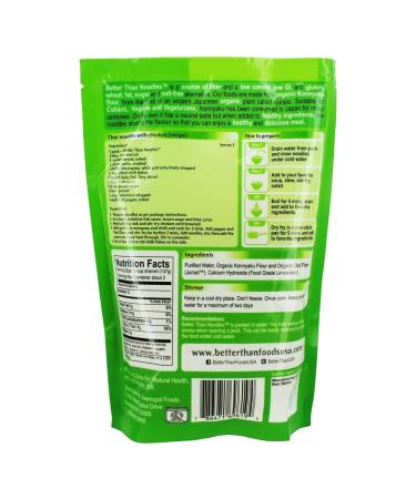 Organic Vegan Gluten-Free Non-GMO Konjac Noodles 14 oz (6 Pack) - Buy Online on GoSupps.com