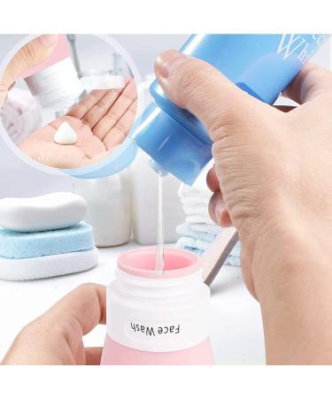 Mixnon Silicone Travel Bottles - 4 Pack 90ml - Ideal for Shampoo Conditioner Cream & Personal Care | Travel Organizer - Buy Online on GoSupps.com
