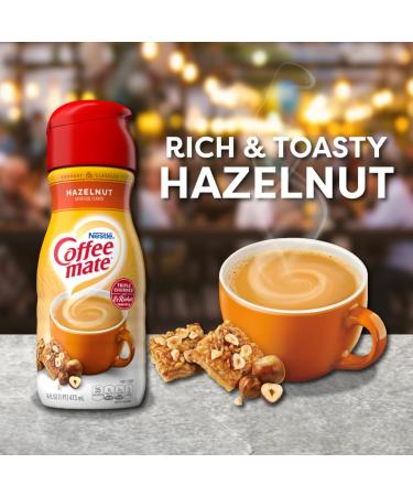 Coffee Mate Hazelnut Liquid Creamer 16 oz - 6 Count | Rich & Creamy Flavor - Buy Online on GoSupps.com