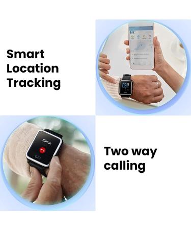 CPR Guardian III: GPS Fall Alarm & SOS Tracker for Elderly - 2-Way Calling - Dementia Black - Buy Online on GoSupps.com