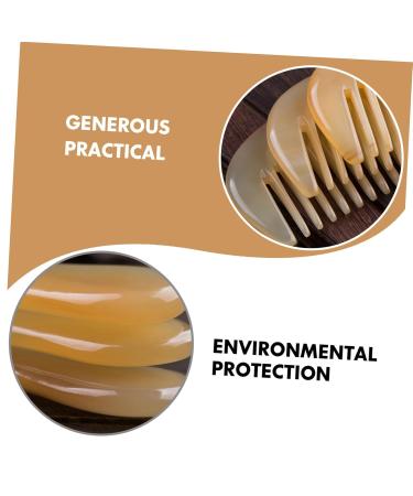 Beavorty Antistatic Horn Comb - Portable Massage Comb for Haircut & Household Use | Small Size for Easy Handling - Buy Online on GoSupps.com