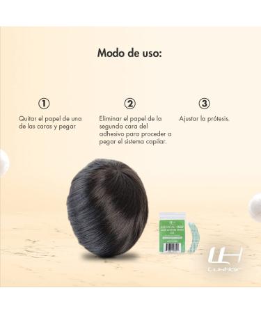 LuxHair Medical 1522 Hypoallergenic Adhesive Tapes for Wigs and Extensions Lasts 2 Days Skin-Friendly Double Sided Adhesive - Buy Online on GoSupps.com