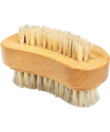 Premium Double-Sided Wooden Nail Brush | Hand Washing & Cleaning Brush for Nails - Buy Online on GoSupps.com