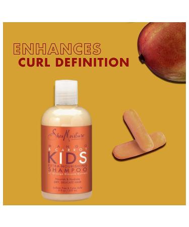 Shea Moisture Kids Extra-Nourishing Shampoo - Mango Carrot Orange Blossom & Shea Butter - Pack of 2 (8 Oz Each) - For Dry Delicate Hair - Buy Online on GoSupps.com