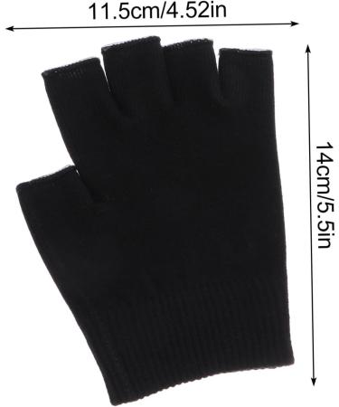  HAPINARY Nighttime 2 Pairs Spa Moisturizing Gel Half-Fingers for Women Repairing Rough Hands Gentle on Skin - Buy Online on GoSupps.com