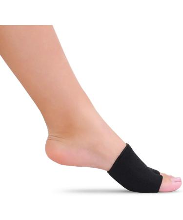 Metatarsal Sleeve Pads with Soft Gel Fabric - Forefoot Compression Socks for Pain Relief - Buy Online on GoSupps.com