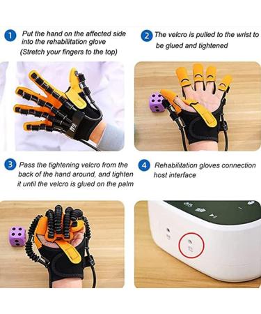 Electric Hand Rehabilitation Robot Gloves Hand Function Recovery Finger Rehabilitation Device Stroke Hemiplegia Finger Trainer Finger Orthotics Functional Hand Splint for Long-Term Relief LeftHand-5age(child) 5age(child) Lefthand - Buy Online on GoSupps.com