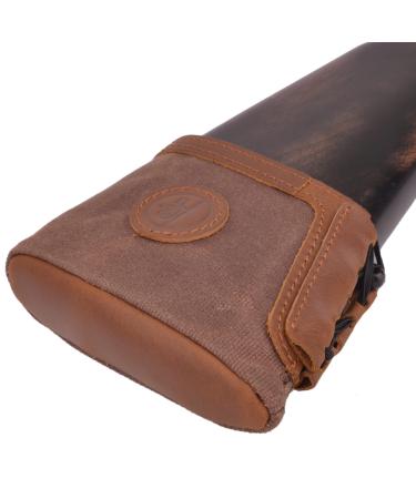 WAYNE'S DOG Leather Canvas Gun Recoil pad (Coffee)