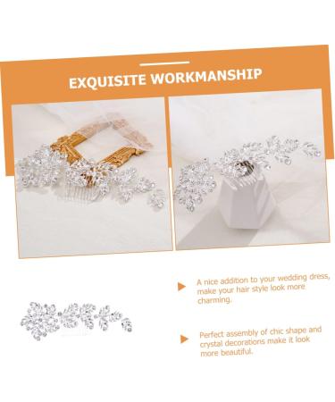 Ipetboom Bridal Headwear Tiara Rhinestone Hair Accessories Wedding Hair Side Comb Wedding Hair Accessories Wedding Hair Comb Rhinestone Hair Comb Alloy Crystal Rhinestones Bride - Buy Online on GoSupps.com