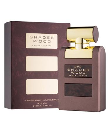 Armaf Shades Wood for Men Eau de Toilette Spray 3.4 Ounce 3.4 Fl Oz (Pack of 1)