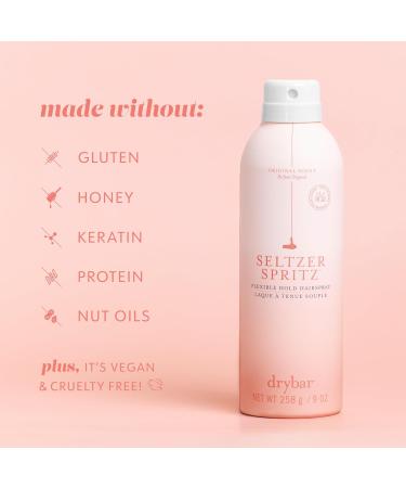 Drybar Seltzer Spritz Flexible Hold Hairspray | 8-Hour Hold Touchable Finish Vegan & Cruelty-Free | Ultrafine Mist for Quick Drying - Buy Online on GoSupps.com