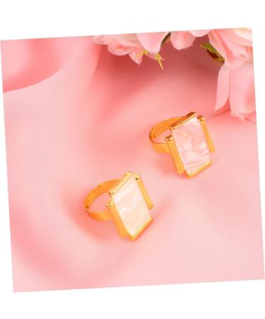 POPETPOP 2 pi ces Palette Ongles Cr ative Forme de Couronne Support pour Pinceaux et Pr sentation de Couleurs Rangement Vernis et M lange Facile pour Manucure Blanc et Rose - Buy Online on GoSupps.com