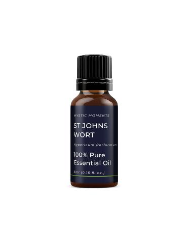 Buy Mystic Moments St. John's Wort Essential Oil 5ml - Pure Vegan Aromatherapy Oil for Diffusers & Massage - GVO Free - Buy Online on GoSupps.com