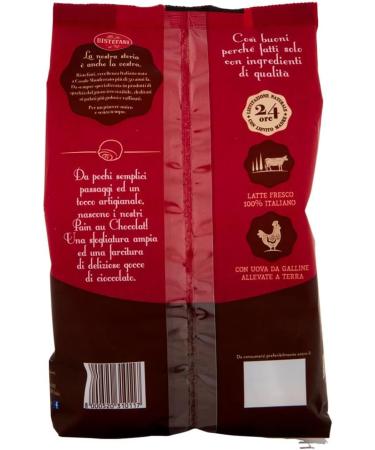  Italian Gourmet E.R. Bistefani Pain au Chocolat Pack of 6 naturally acidified baking products filled with chocolate chips 270g pack each pack contains 6 pain au chocolat from 45g + Polpa di - Buy Online on GoSupps.com