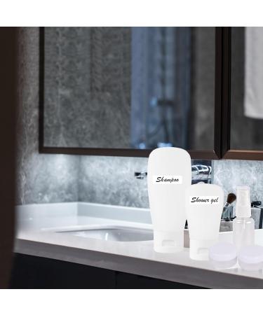 Travel Set Cosmetics - 16 Leak-Proof Bottles (60ml & 30ml) with Cultural Bag | Refillable Plastic Travel Containers for Shampoo Lotion & Shower Gel - Buy Online on GoSupps.com