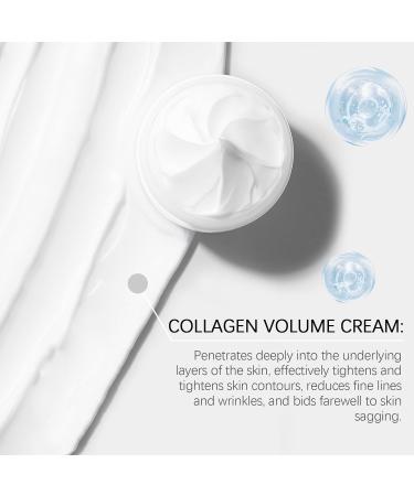 Collagen Anti Aging Face Cream Collagen-Rich Anti Wrinkle Face Care Hydrating Moisturizer Day and Night Hyaluronic Acid Moisturizer Face Cream - Essential Vegan Cream - 50g for All Skin Types - Buy Online on GoSupps.com