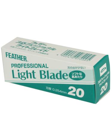 Feather Professional Light Blade Razor Blades - Unique & Standard for a Superior Shave | International Shipping Available - Buy Online on GoSupps.com