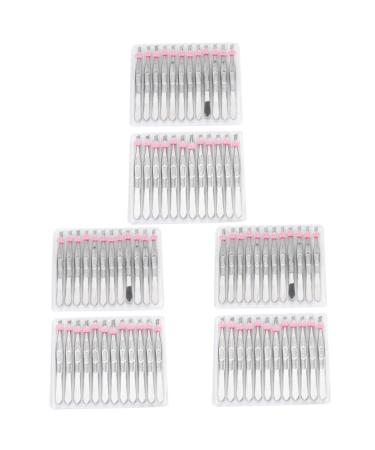 FRCOLOR 72 STK Face hair removal tweezers with sloping lace pointed tweezers tweezers for hair removal tweezers for women twaser eyebrows guns