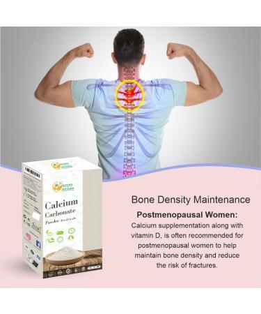 Herbs Botanica Calcium Carbonate Powder Food Grade Calcium Supplement for Cooking and Baking, Antacid, DIY Toothpaste 8 oz - Buy Online on GoSupps.com