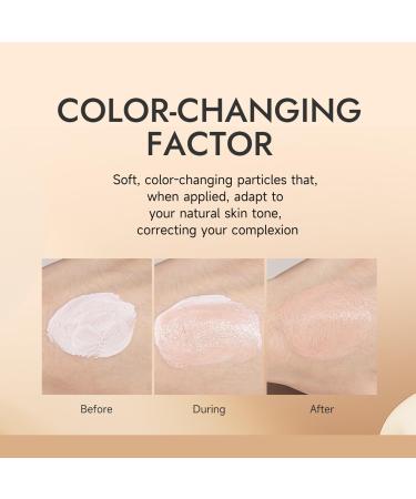 CC Cream Foundation - Cr me CC cor enne changeant de couleur avec SPF 25 Fond de couverture compl te et Cr me hydratant pour la peau uniforme (#2 62g) #2 1 g (Lot de 1) - Buy Online on GoSupps.com