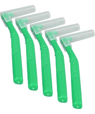 Buy L-Shaped Interdental Brushes - Effective Plaque Removal for Braces 5-Pack Green - Buy Online on GoSupps.com