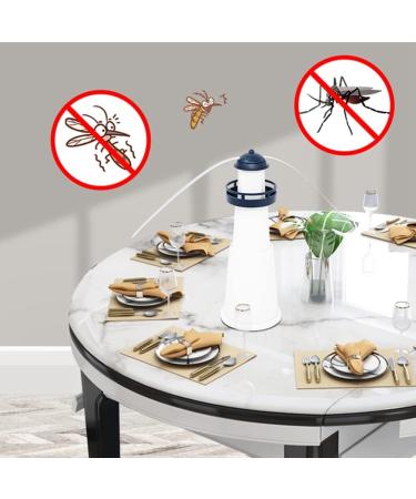 Hoadoek Portable Fan Leaf Fly Repellent Automatic Fly Catcher Retracts and Rotates 360 Degrees to Drive Flies and Mosquitoes A - Buy Online on GoSupps.com