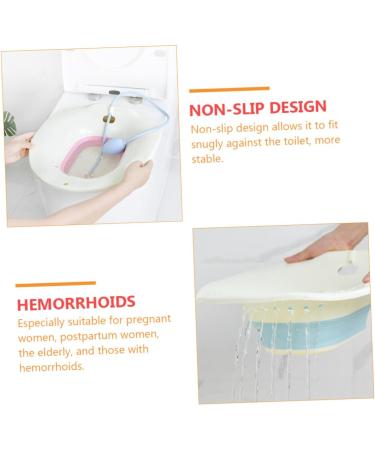 Mobestech Sitz Bath 2 Set Bidet Bowl for Pregnant Women | Virgin Silica Gel Laundry Tub International Shipping Available - Buy Online on GoSupps.com