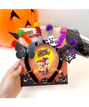 TQUXNGA Stem Halloween Headband Hairband Cosplay Costume Headpiece for All Age Festival Hair Decoration Witch - Buy Online on GoSupps.com