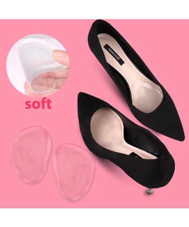 Medium-Footed High Heel Insoles - 3 Pairs Gel Cushions for Pain Relief & Comfort | Washable & Reusable Foot Pillows - Buy Online on GoSupps.com