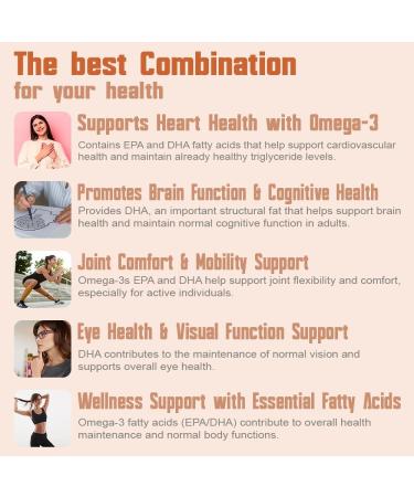 Health Dose Omega 3 Fish Oil Lemon-Flavored Softgels with EPA & DHA for Brain Heart and Wellness Support Easy-to-Digest No Fish Burps 120 Softgels Pack of 5 - Buy Online on GoSupps.com
