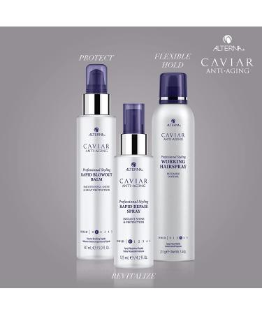 Alterna Caviar Anti-Aging Working Hair Spray 7.4 Fl Oz | Frizz Control & Shine | Sulfate-Free - Buy Online on GoSupps.com