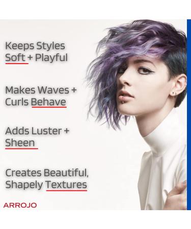 ARROJO Hypnotic Calming Curl Cream - Nourishing Anti-Frizz Defining Cream for Curly & Wavy Hair - Sulfate & Paraben-Free (6 oz) | International Shipping Available - Buy Online on GoSupps.com