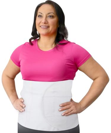 Armstrong Amerika Wide Abdominal Binder Belly Wrap Plus Size Postpartum Tummy Tuck Belt Provides Slimming Bariatric Stomach Compression or to Help Hernia or Post Surgery Healing & Support (L/XL) L/XL (Pack of 1) - Buy Online on GoSupps.com