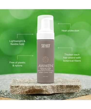 Surface Hair Awaken Thickening Blow Dry Foam Protect Strengthen Fine & Fragile Hair 5 Fl. Oz. - Buy Online on GoSupps.com