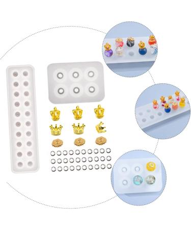 LALAFINA 3 Pcs Pendant Silicone Mold Silicone Molds Beads Pendant Crystal Epoxy Mold Silicone Die Mould Cover As Shown 23X6.2CM - Buy Online on GoSupps.com