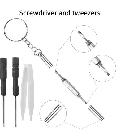 Cozlly 500-Piece Screw Repair Set | Optician Tool Screws Glasses & Jewelry Repair Kit with Screwdriver - Buy Online on GoSupps.com