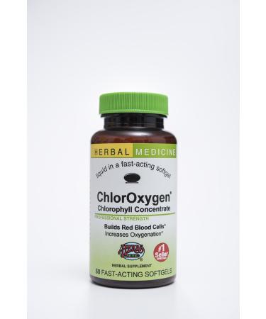 Herbs Etc. ChlorOxygen Chlorophyll Concentrate 60 Fast-Acting Softgels