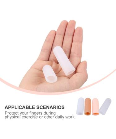 Buy 4 Pairs Finger Cots - Finger Sleeves & Thumb Protectors for Support | International Shipping Available - Buy Online on GoSupps.com