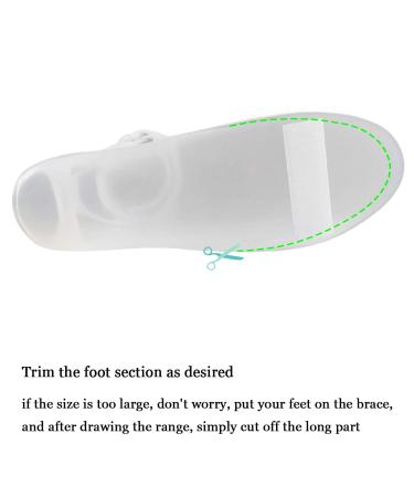 Orthomen Drop Foot Brace AFO Leaf Spring Splint - Right Large - Ankle Foot Support - Buy Online on GoSupps.com