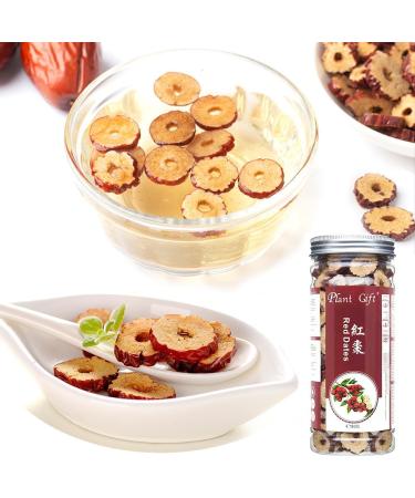 Plant Gift 100% Red Dates Slices Red Dates Slices Pure Natural Organic Dates (No Gribouin) Red Jujube Organic Chinese Red Dates Health Care 80g / 2.82oz - Buy Online on GoSupps.com