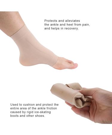 Fabater Ankle Protective Sleeve - Elastic Breathable Compression Sock for Heel Crack Relief | Easy to Wear Anti-Cracking Support - Buy Online on GoSupps.com