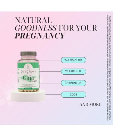 Ga a - Unique Dietary Supplement with Plant Extracts Vitamins and Minerals - Well-being Support for Pregnant Women Young Mothers and Breastfeeding Women Post Partum - 120 Capsules - Buy Online on GoSupps.com