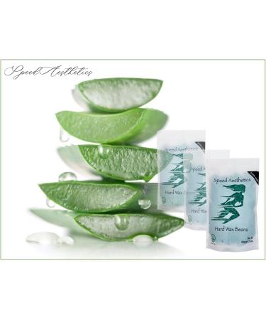 Speed Aesthetics Professional Hard Wax Beads 500g Aloe Vera Rosin Free Wax Beans For Pain Free Hair Removal Stripless Waxing Pellets For Full Body Hair Removal - Buy Online on GoSupps.com