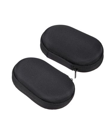 CLISPEED 2pcs luggage scale headphone zipper bag storage box sleeve