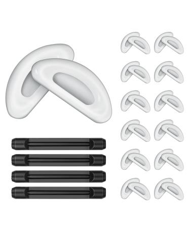 Vastar glasses nasal pads and glasses brick cover set 13 pairs of silicone nose pads glasses self -adhesive 4 pair of anti -slip ears nasal pads glasses pods glasses accessories glasses rubber for brackets
